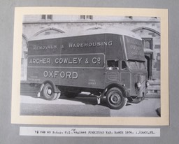 Archer Cowley diesel-engined 7.5-ton furniture van in mid-1930s.