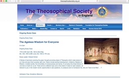 Edward Archer's Theosophy course screen grab on 20th June 2016