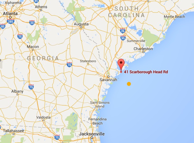 Savannah location map